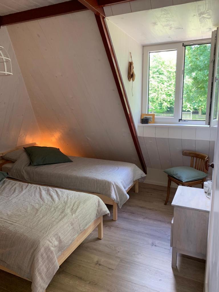 Vakantiehuis In Friesland Voor De Hele Familie Huns Eksteriør bilde